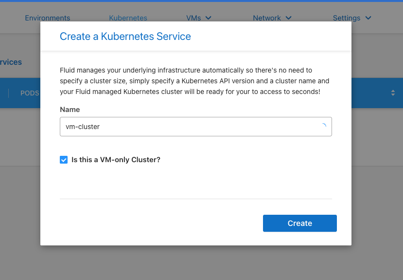 Create Kube Cluster